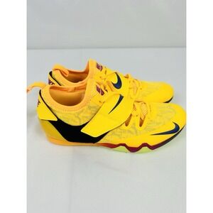 Nike Zoom Pole Vault Elite Track Cleats Men 7.5 Citron Pulse Yellow FZ9649-800